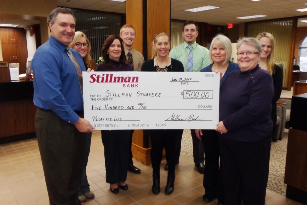 Check Presentation Stillman Bank